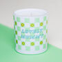 Personalised Checkerboard Scented Natural Wax Candle, thumbnail 1 of 7