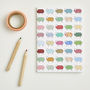 Colourful Sheep Pattern Notebook In A6 And A5 Size, thumbnail 2 of 8