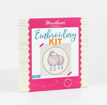 Sheep Embroidery Kit, 2 of 7