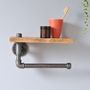 Industrial Towel Rail And Shelf, thumbnail 4 of 6