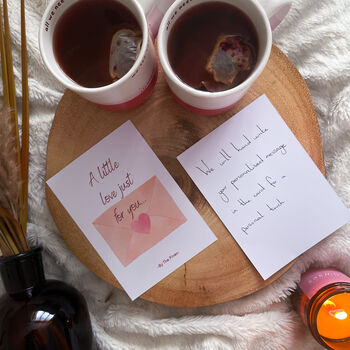 Personalised Girlfriend Valentine's Candle Gift Set, 4 of 7