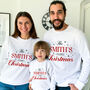 Personalised The Last Name Family Christmas Jumper, thumbnail 1 of 4
