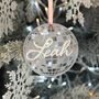 Personalised Name Disco Mirror Ball Christmas Tree Decoration, thumbnail 3 of 5