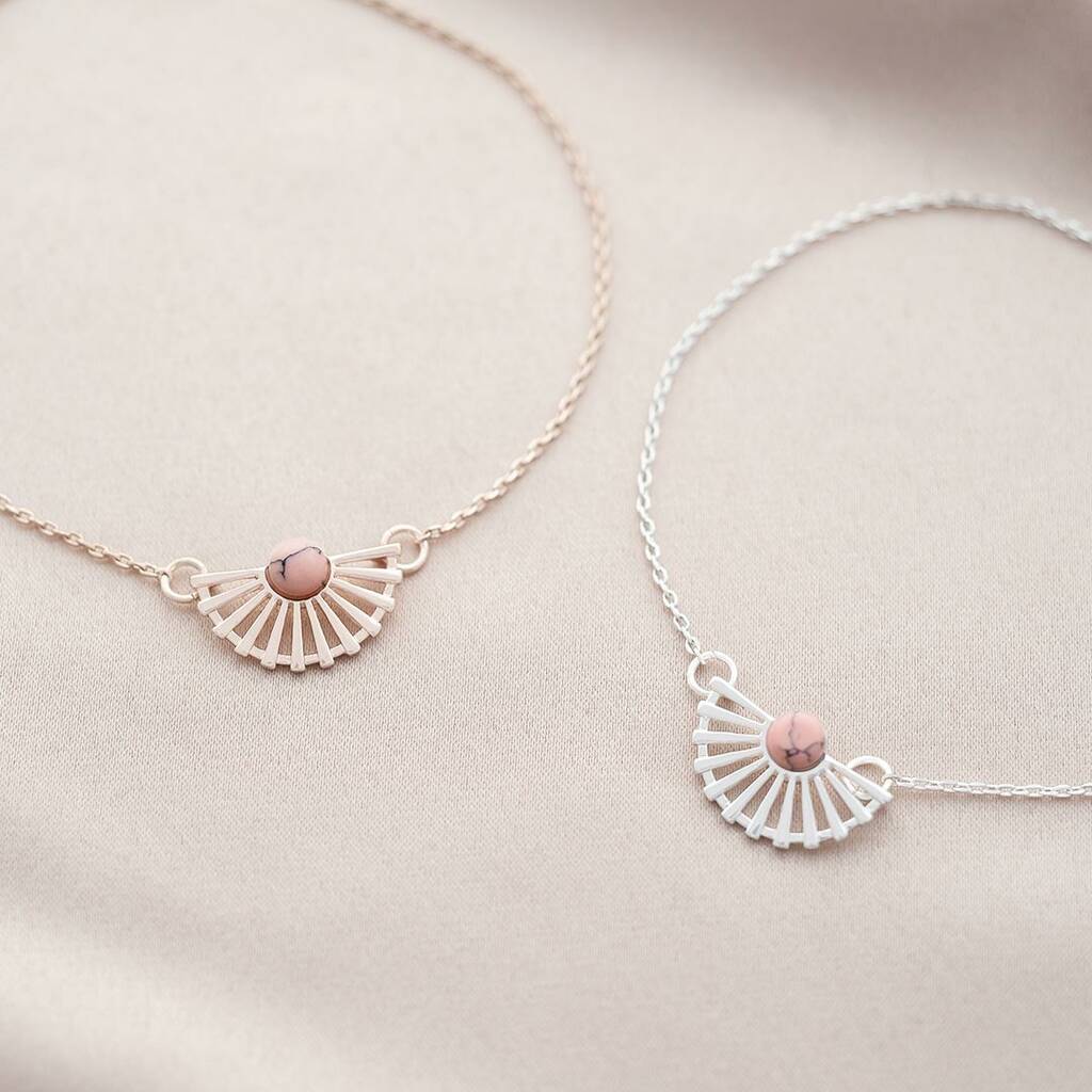 Personalised Open Fan Bracelet By Bloom Boutique