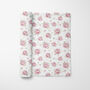 Luxury Rosie Rose Floral Organic Bamboo Muslin Swaddle, thumbnail 1 of 3