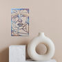 Geometric Face Wall Art: Abstract And Modern Decor, thumbnail 9 of 12