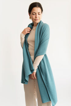 100% Pure Cashmere Wrap, 2 of 12