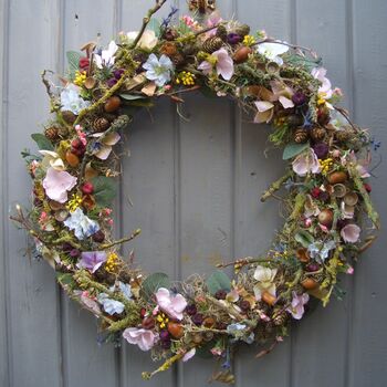 Spring Summer Wildflower Meadow Wreath, 2 of 5