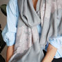 Personalised Cashmere Lace Embedded Scarf, thumbnail 4 of 12