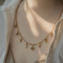 Gold Sunburst Name Necklace, thumbnail 3 of 9