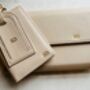 Personalised Travel Wallet Grained Leather Vegan, thumbnail 12 of 12