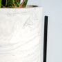 Handmade Black And White Marble Plant Pot, thumbnail 4 of 6