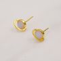 Sterling Silver Little Planet Stud Earrings, thumbnail 2 of 12