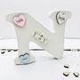 Personalised Nan N Letter Mother's Day Gift Ivory, thumbnail 2 of 2