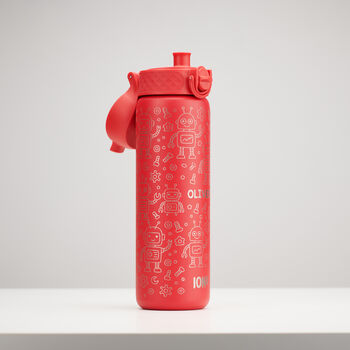 Personalised Robot Children's School Ion8 Water Bottle, 5 of 12