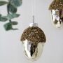 Cluster Of Hanging Acorn Decorations, thumbnail 3 of 4