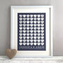 Personalised Heart Wedding Guest Book Print, thumbnail 1 of 5