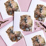 Inky Beaver Blank Greeting Card, thumbnail 2 of 2