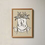 Personalised Wedding Crest Paper Print, thumbnail 11 of 12