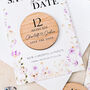 Save The Date Magnet Spring Flower Wedding Cards, thumbnail 8 of 10