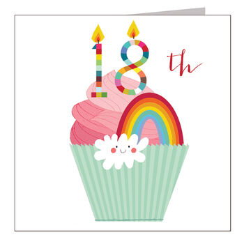 Cupcake 18th Birthday Card, 2 of 4
