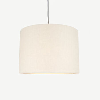 Linen Oatmeal Lampshade, 4 of 9