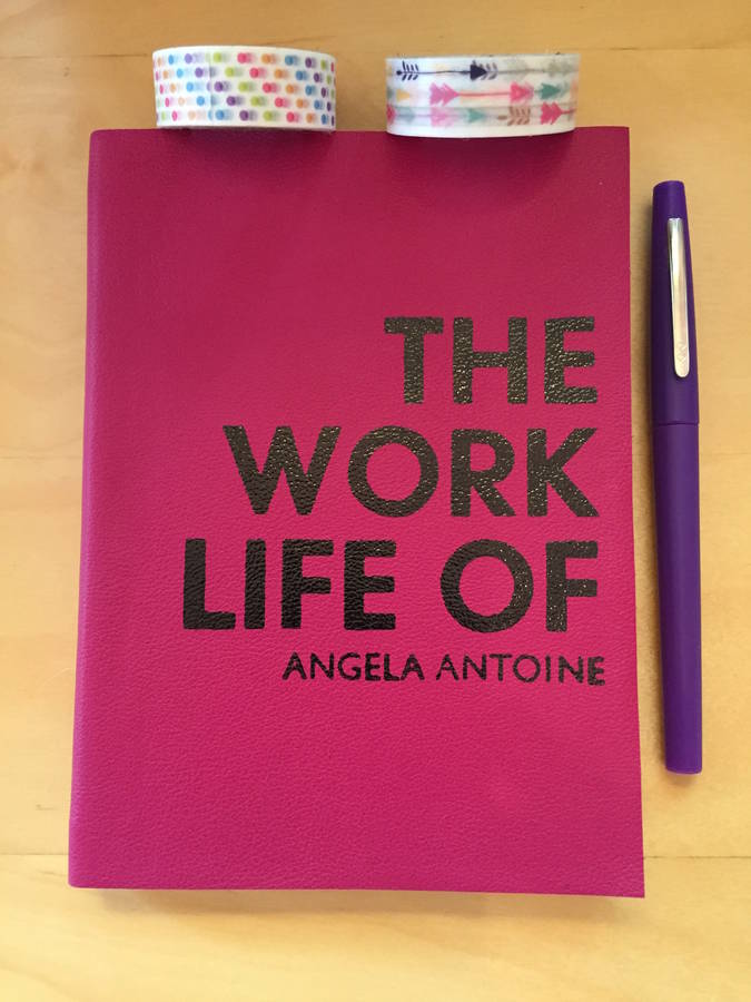 Personalised Diary Academic Diary, Perfect For Teachers By The Leather