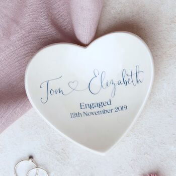 Personalised Engagement Ring Dish Gift, 2 of 4