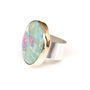 Ruby Fuchsite Gemstone Ring Set In 9ct Gold, thumbnail 4 of 5