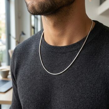 Herringbone Chain Silver, 5 of 8