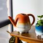 Ombre Glaze Terracotta Indoor Watering Can, thumbnail 1 of 4