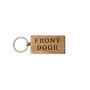 Bramble Farm 'Front Door' Rectangular Oak Keyring, thumbnail 2 of 4