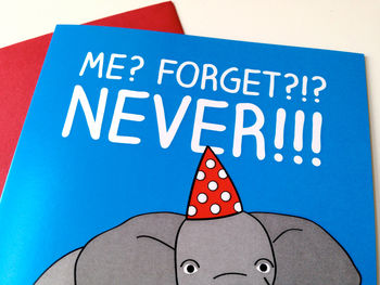 Elephant Belated Birthday Card, 3 of 3