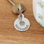 Personalised Zodiac Star Sign Pewter Keyring Birthday Gift, thumbnail 1 of 9