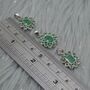 Emerald Pendant Necklace: May Birthstone, thumbnail 3 of 9