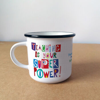 Personalised Superpower Teacher Mug, 2 of 5