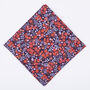 Mens Red Berry Pocket Square, thumbnail 2 of 5