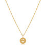Smiley Pendant In Gold Or Silver, thumbnail 1 of 4