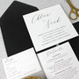 'The Chloe' Modern Calligraphy Wedding Invitation, thumbnail 2 of 8