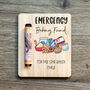 Personalised Emergency Baking Fund Money Holder Magnet, thumbnail 4 of 5