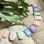 Soft Pastel Personalised Baby Bunting, thumbnail 5 of 8