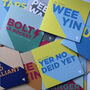 'Wee Yin' Scottish Banter New Baby Card, thumbnail 2 of 2