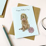 Cocker Spaniel Mother's Day Card, thumbnail 2 of 2
