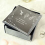 Personalised Floral Diamante Mirrored Trinket Box, thumbnail 4 of 5