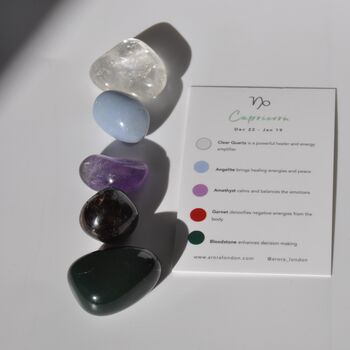 Capricorn Zodiac Crystal Kit, 3 of 4