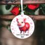 Personalised Pig Love Decoration, thumbnail 1 of 2