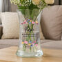 Personalised Birthday Waisted Vase For Friend, thumbnail 1 of 3