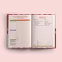 2024 2025 Academic Diary A5 Hardcover | Pink And Red, thumbnail 7 of 9