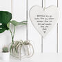 You Are Brave, Strong And Loved' Porcelain Heart, thumbnail 2 of 2