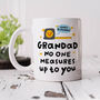 Personalised Birthday Mug 'Grandad No One Measures Up', thumbnail 1 of 3
